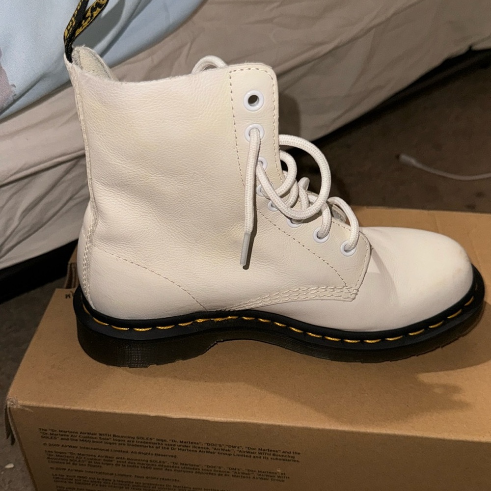Dr martens white boots